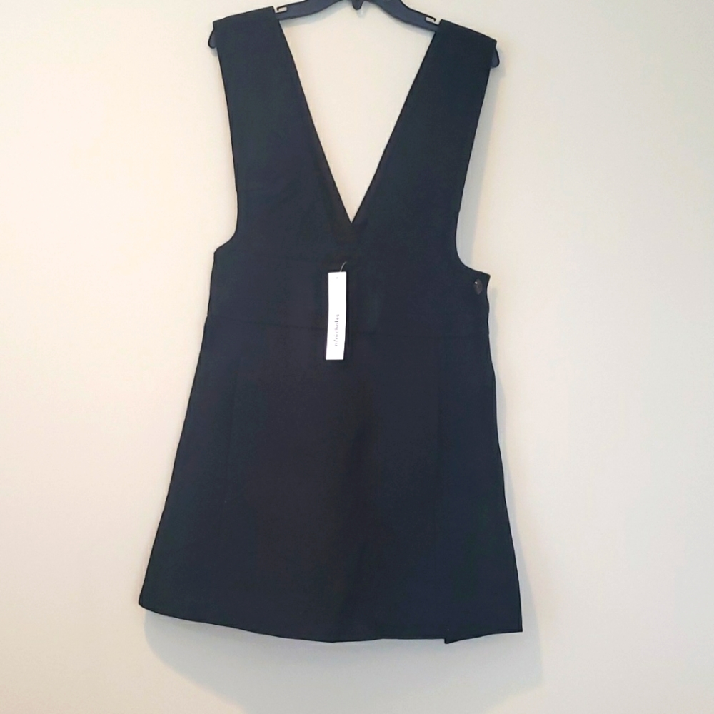 N Nicholas black pinafore dress